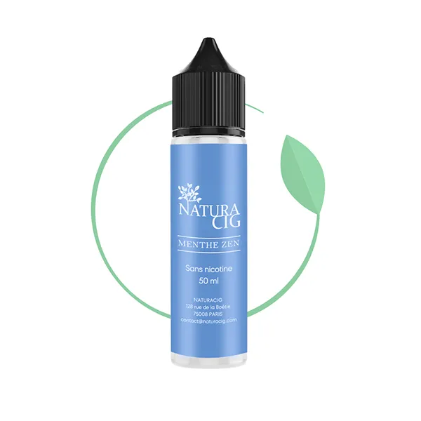 E liquide bio Menthe Zen 50 ml pour vapoteuse - Naturacig E liquide bio Menthe Zen 50 ml pour vapoteuse - Naturacig