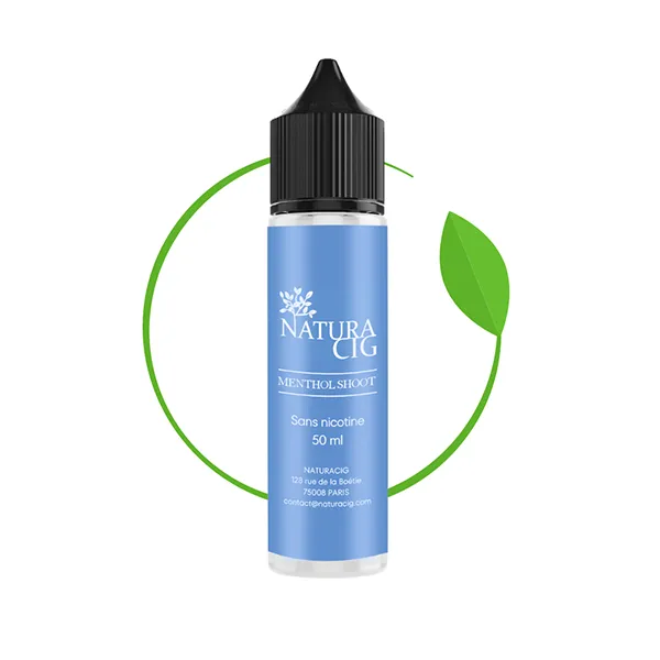 E liquide bio Menthol Shoot 50 ml pour vapoteuse - Naturacig E liquide bio Menthol Shoot 50 ml pour vapoteuse - Naturacig