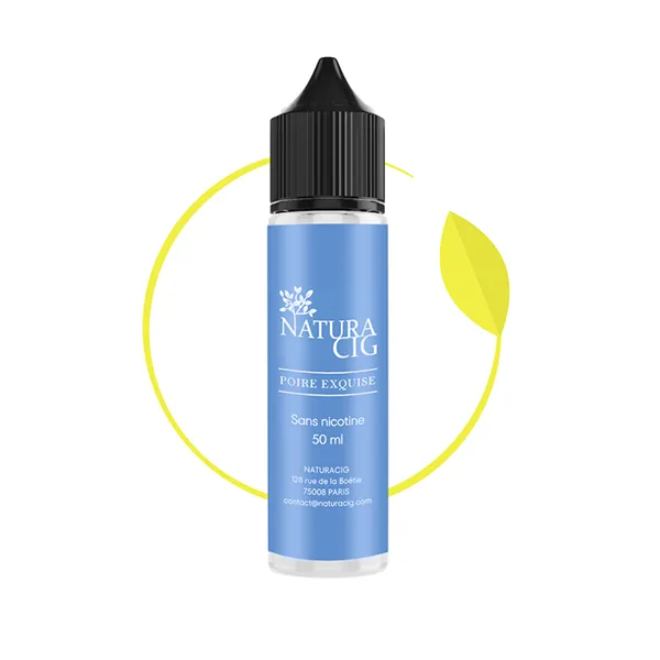 Eliquide bio Poire Exquise 50 ml pour vapoteuse - Naturacig Eliquide bio Poire Exquise 50 ml pour vapoteuse - Naturacig