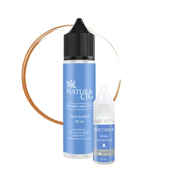 E-liquide Classic Origine 50 ml avec un booster de nicotine – 3 mg/ml