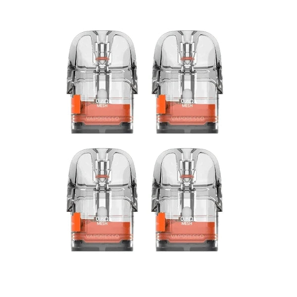 Lot de quatre cartouches Vaporesso Luxe Q2 0,8 Ω de 3 ml