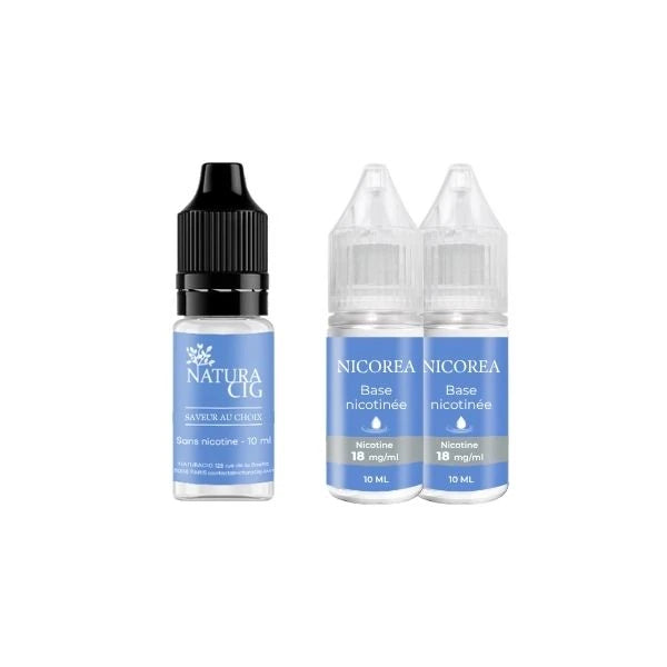 Flacons de eliquides pour mélange dosage 12 mg/ml