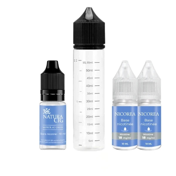 Flacons de eliquides pour mélange avec nicotine 12 mg/ml