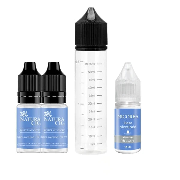 Flacons de eliquides pour mélange avec nicotine 6 mg/ml