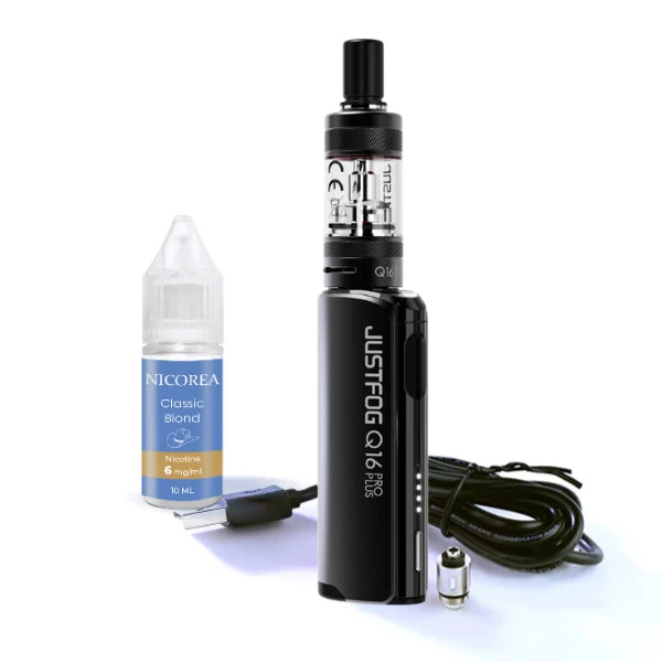Pack Q16 Pro Plus Justfog avec nicotine 6 mg
